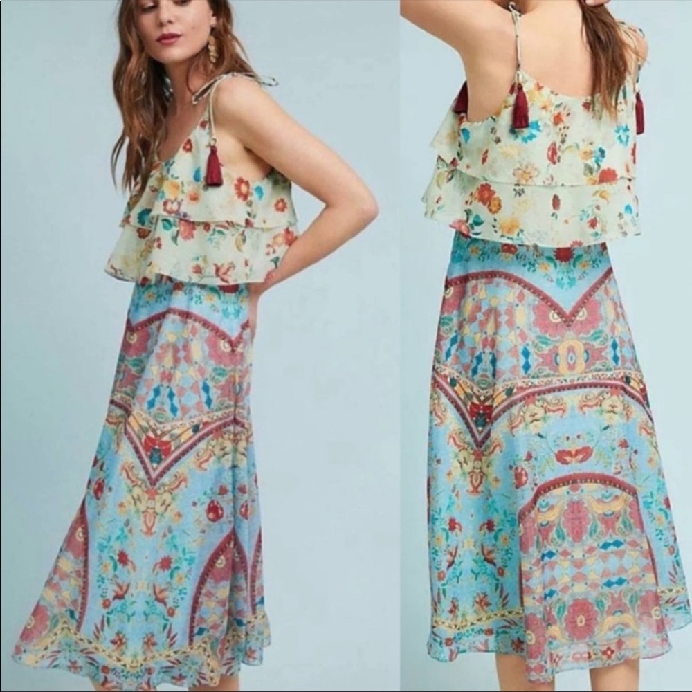 Anthropologie Hemant & Nandita Eros Maxi Dress